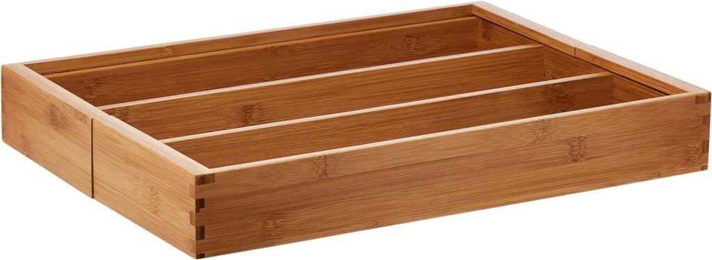 Seville Classics Bamboo Drawer Organizer